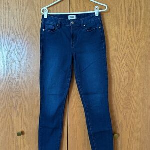 PAIGE Women's Dark Indigo Verdugo Skinny Jeans